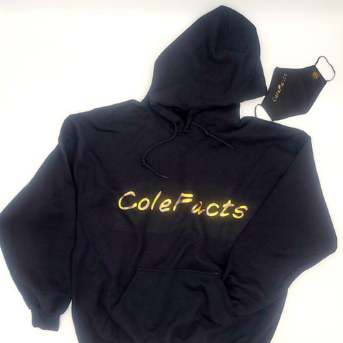 Colefacts Black Hoodie and mask