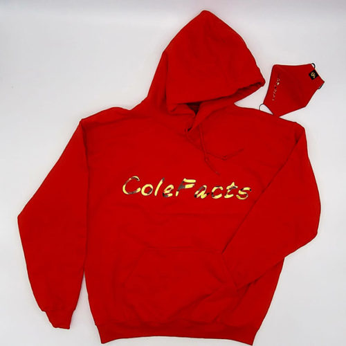 Colefacts Red Hoodie and mask
